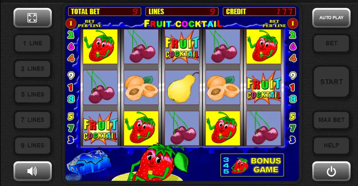Obtén 3 o más fresas en el tablero de juego pantalla principal