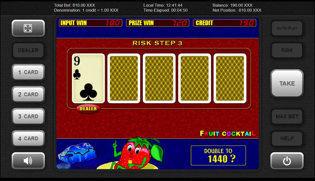 Accede al minijuego para ganar más dinero cartas fruit cocktail
